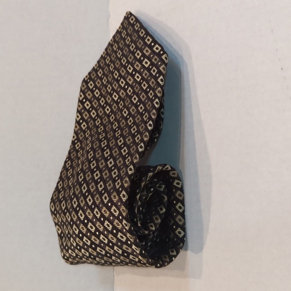 Robert Talbot Best in Class Parisian Hand Sewn Men's Brown Imported Silk Tie - Picture 3 of 7